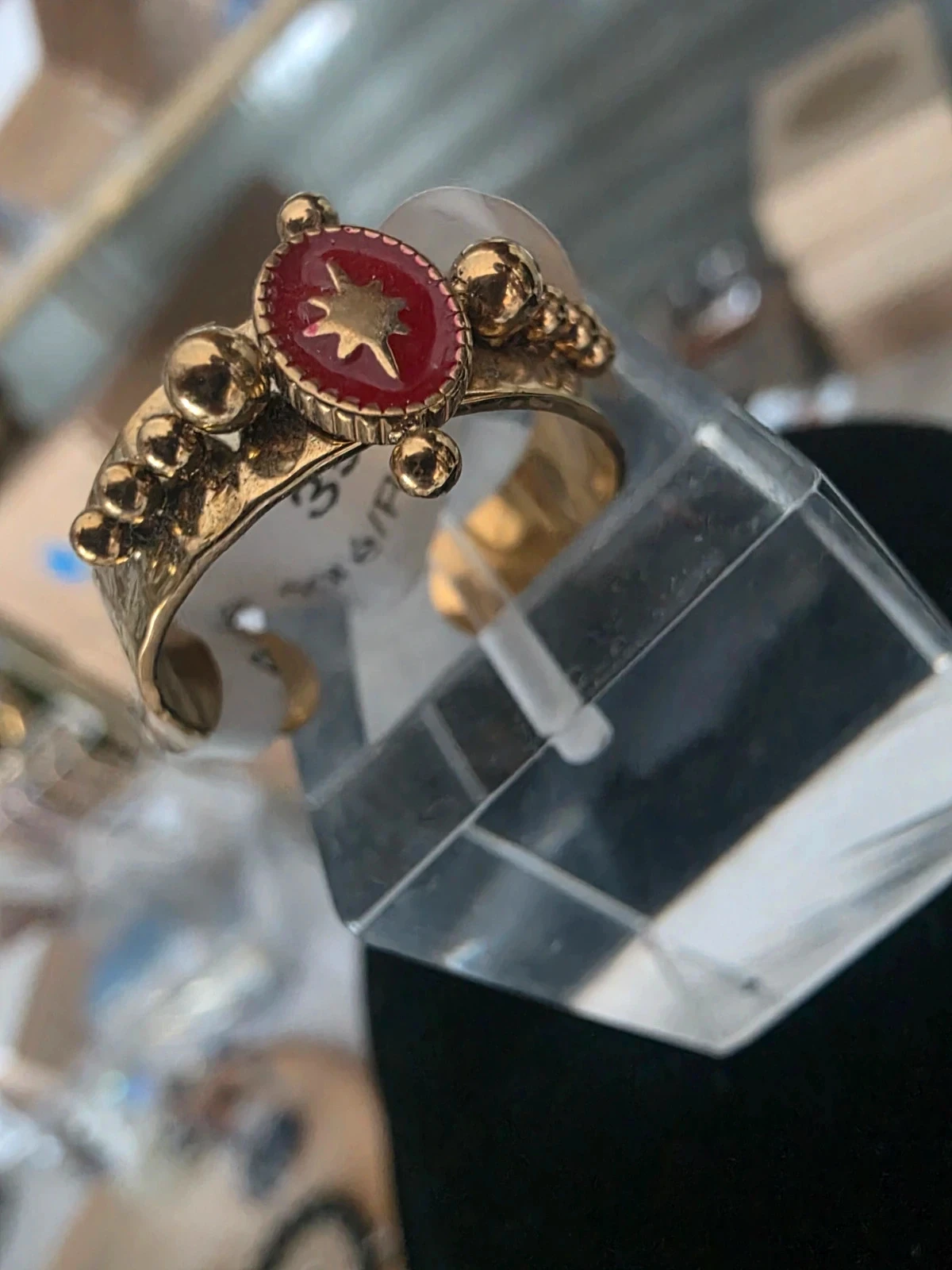 Mother's Day - pretty set in gold-tone steel and red – photo 5